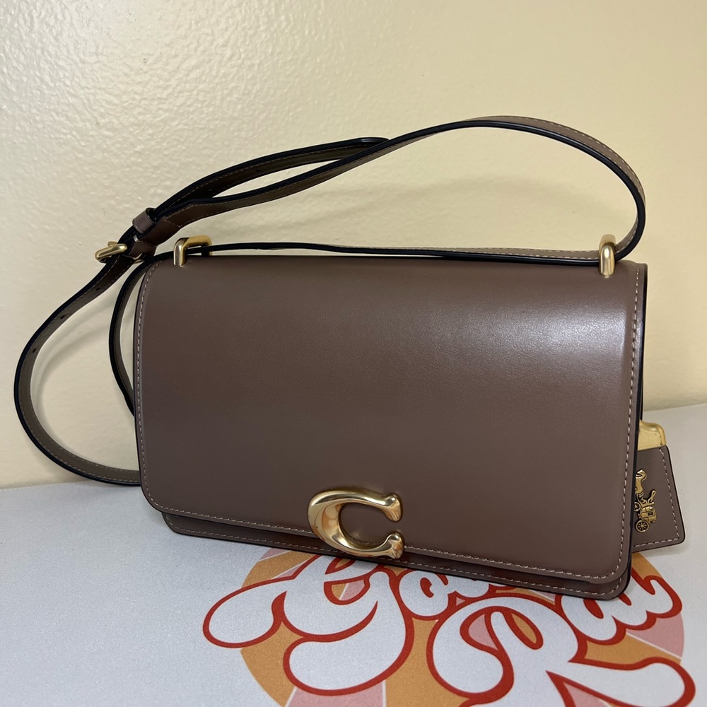 Coach Bandit Shoulder Bag in DarkStone with hangtag